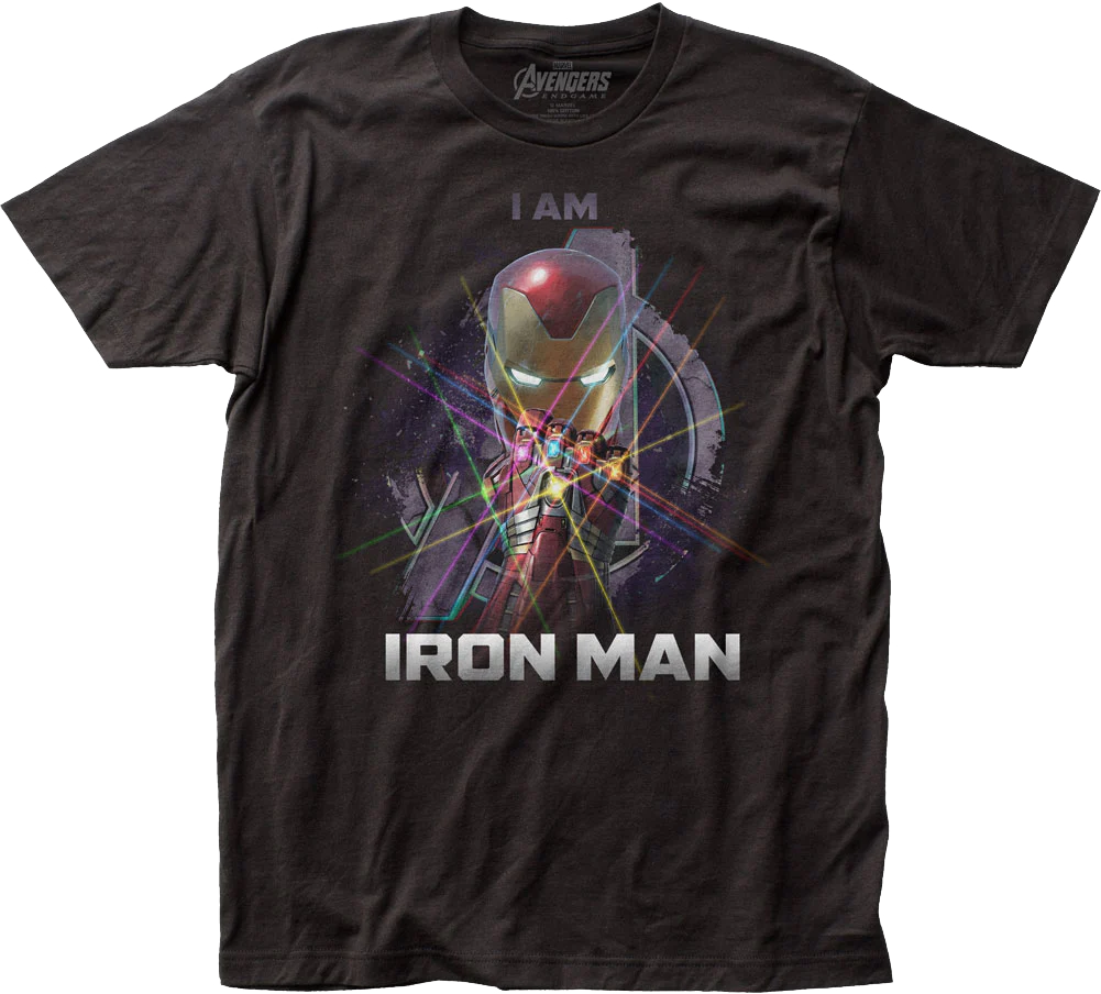 I Am Iron Man Avengers Endgame T-Shirt