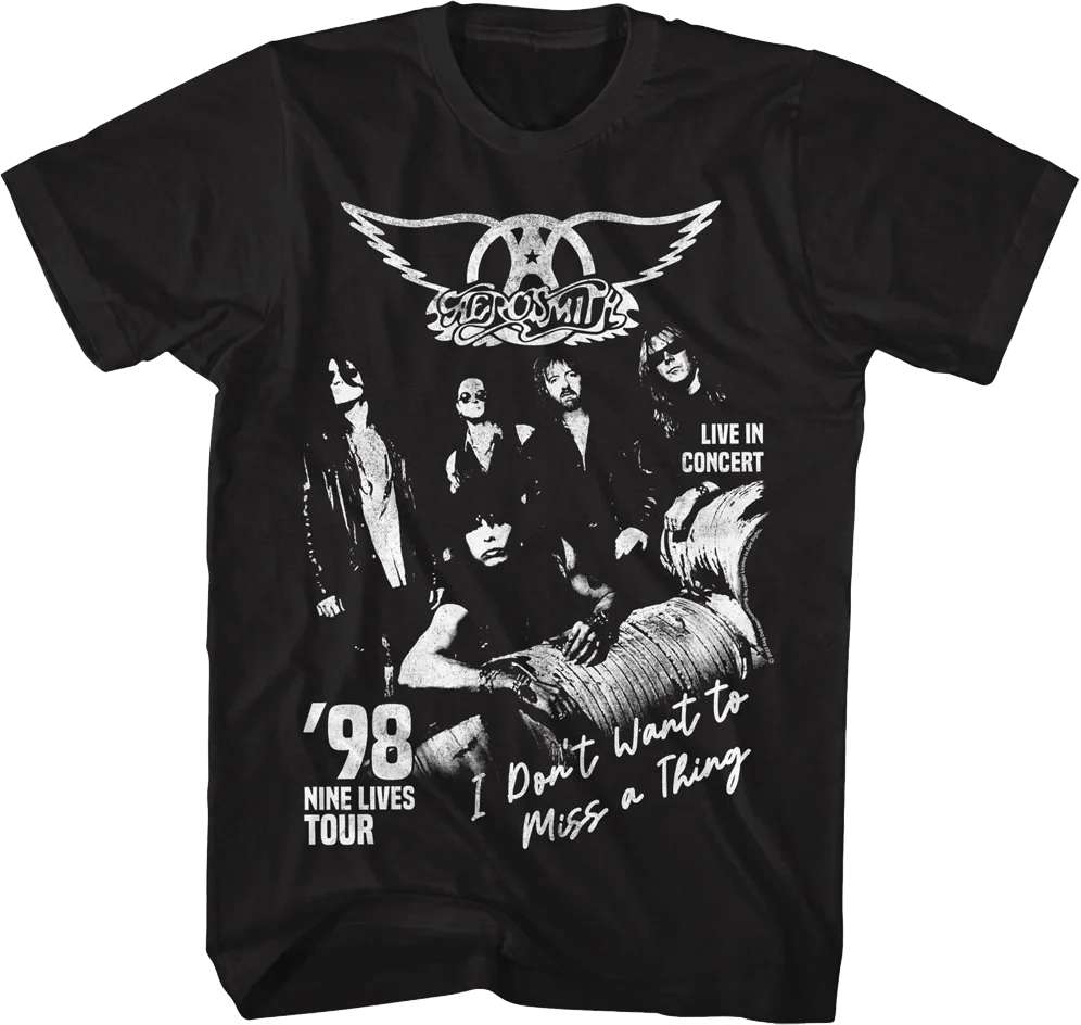 I Don't Want To Miss A Thing Aerosmith T-Shirt