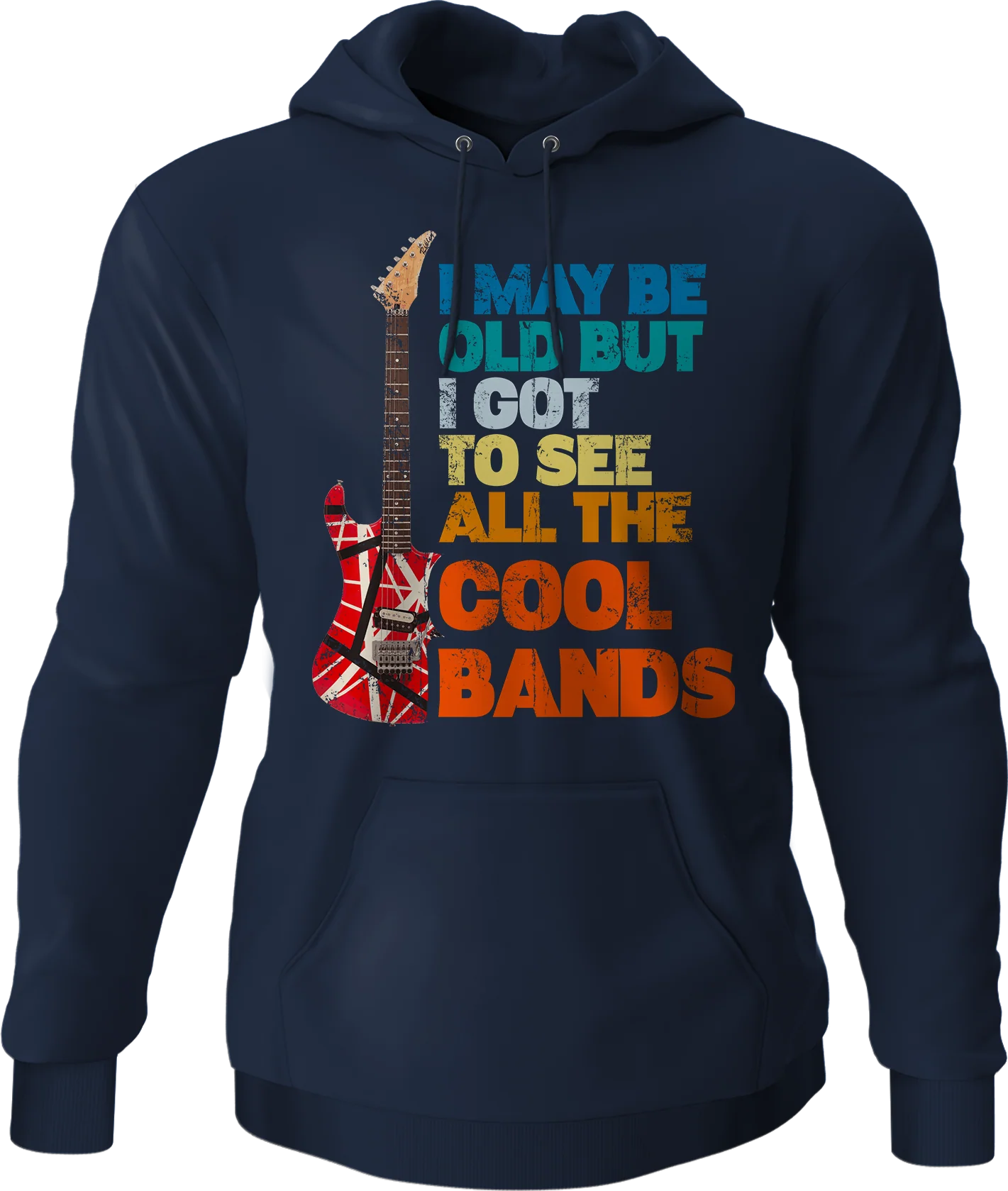 I May Be Old But I Got To See All The Cool Bands Hoodie - Image 5