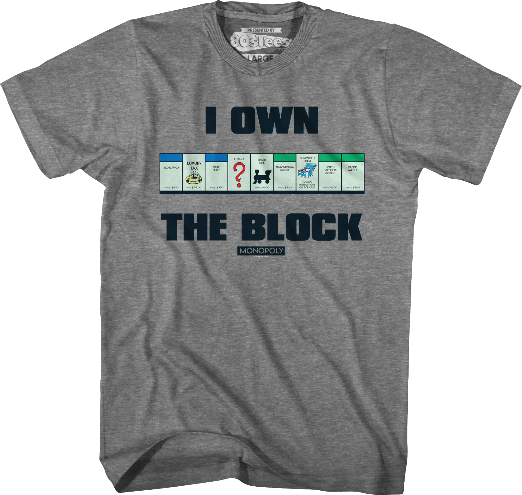 I Own The Block Monopoly T-Shirt - Image 5
