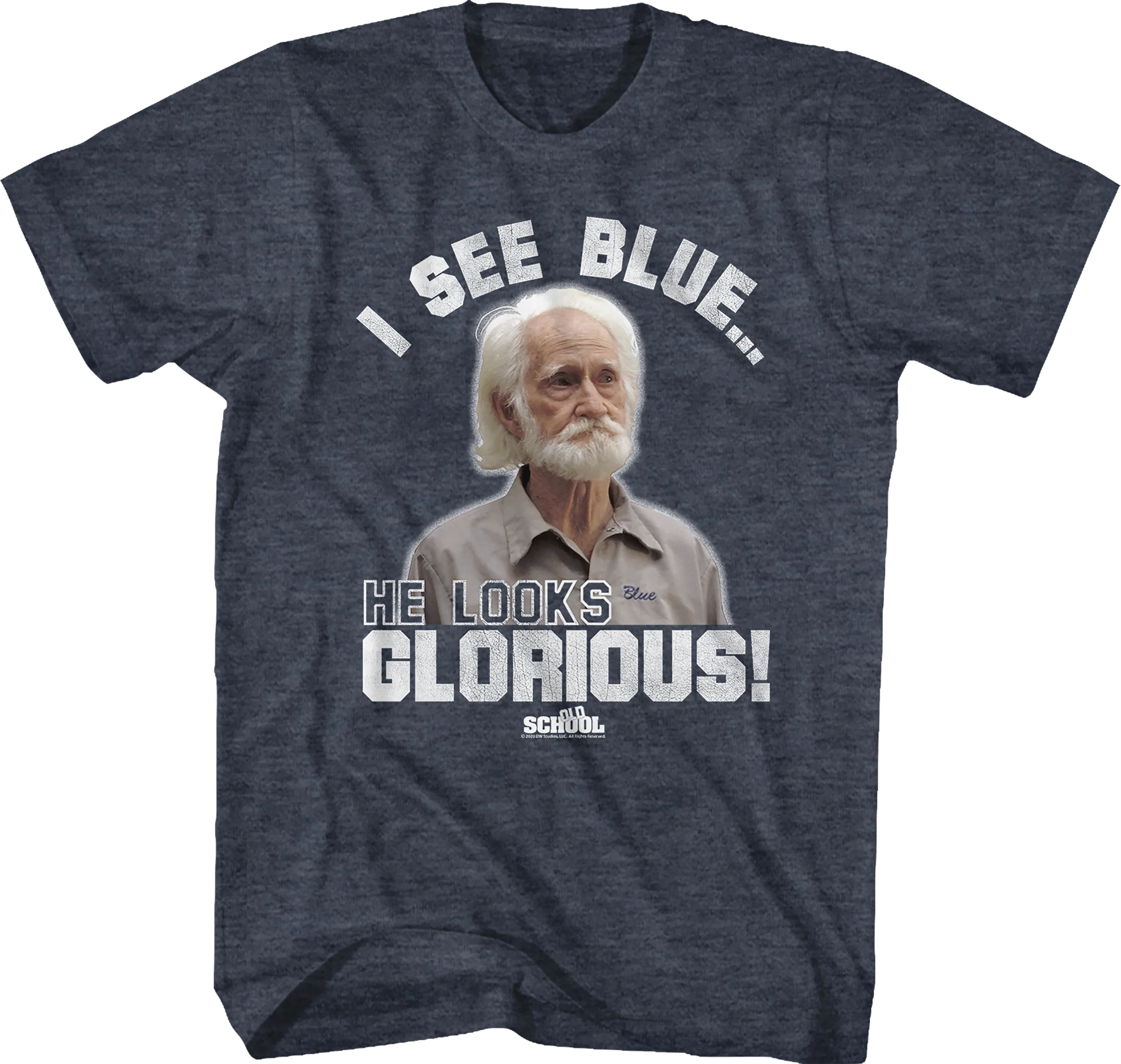 I See Blue He Looks Glorious Old School T-Shirt