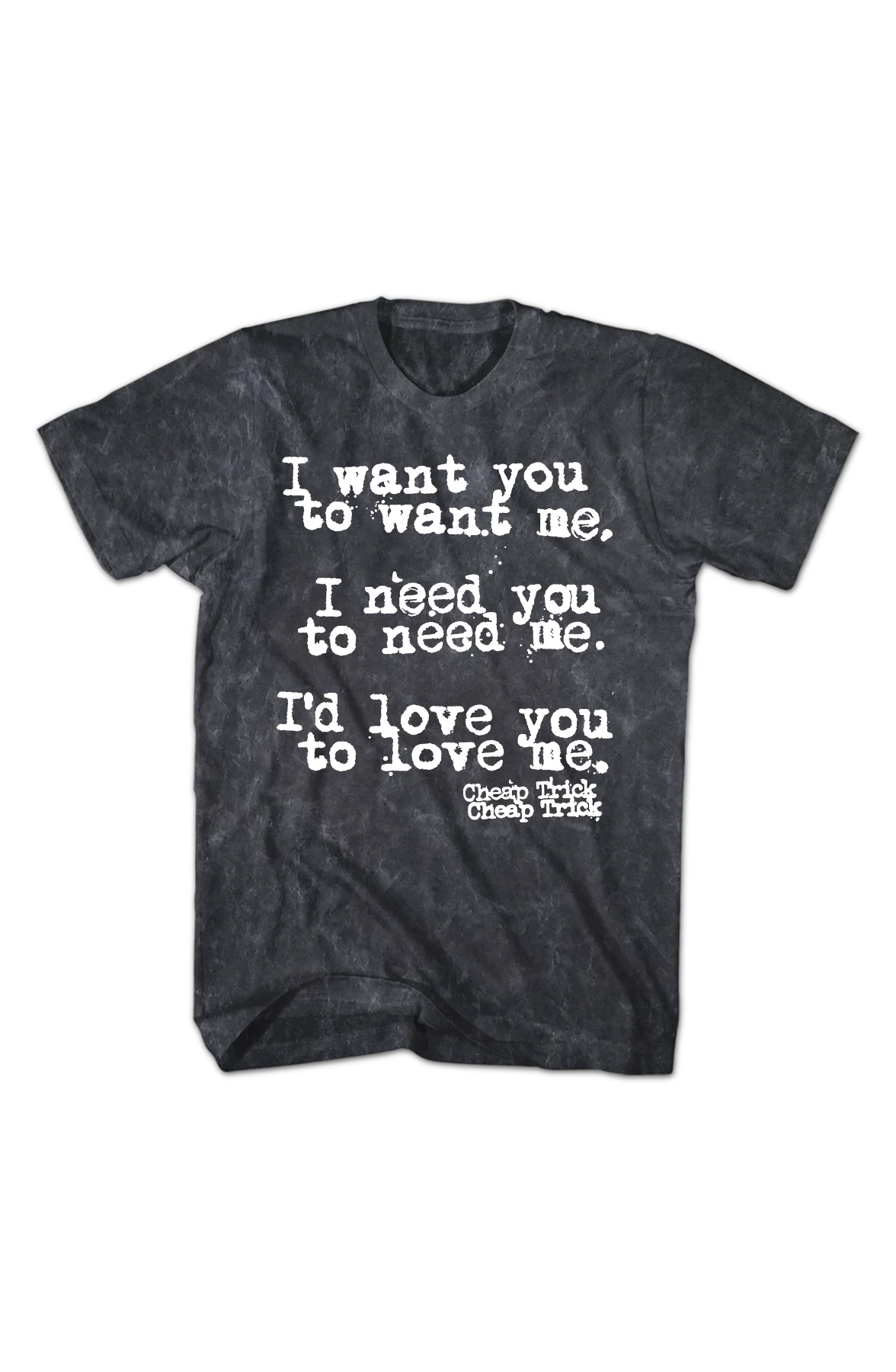 I Want You To Want Me Cheap Trick Mineral Wash T-Shirt - Image 2