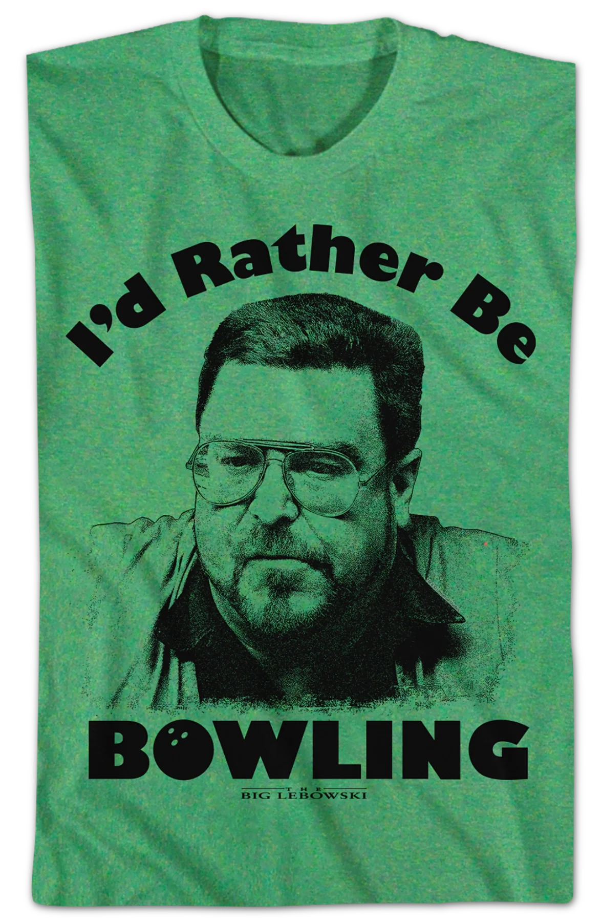I'd Rather Be Bowling Big Lebowski T-Shirt - Image 2