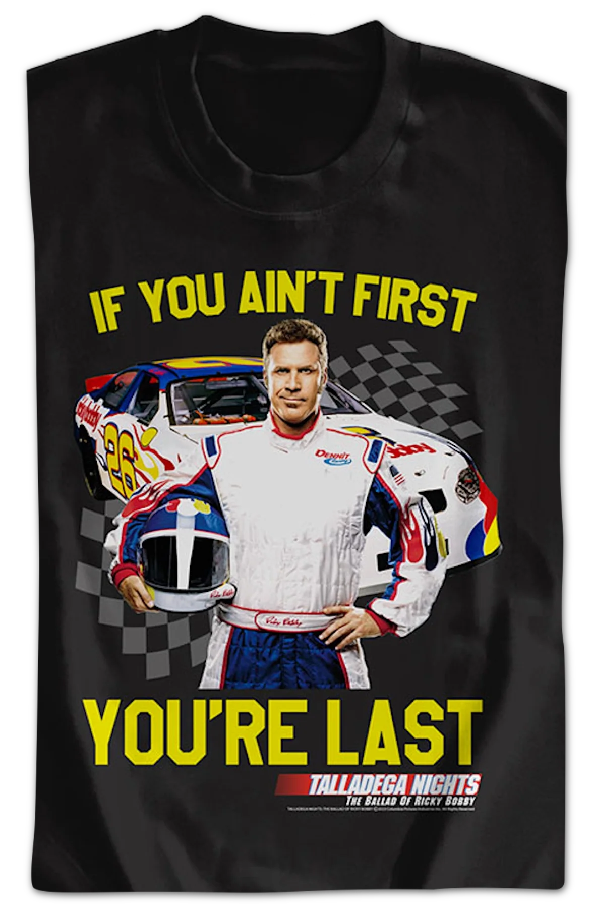 If You Ain't First You're Last Talladega Nights Sweatshirt - Image 2