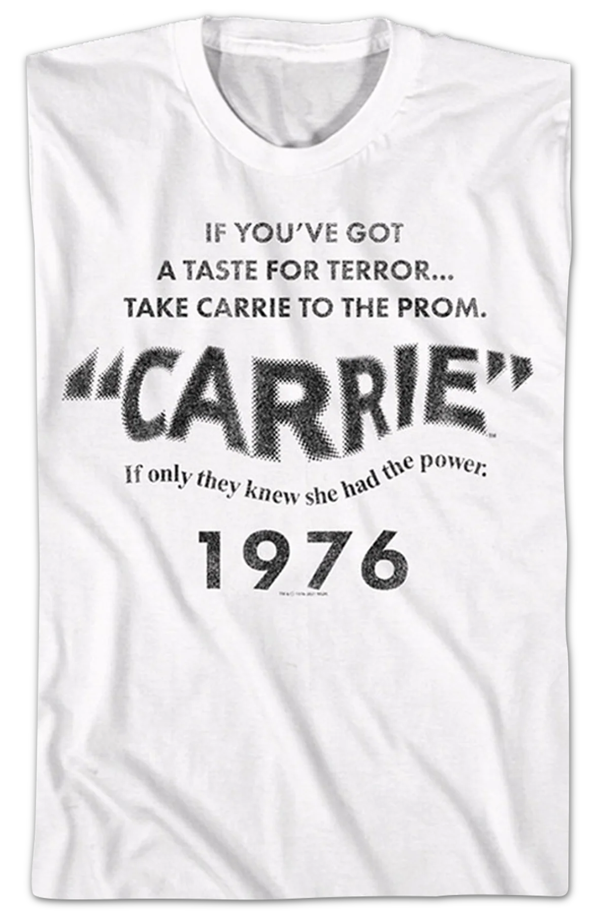 If You've Got A Taste For Terror Carrie T-Shirt - Image 2