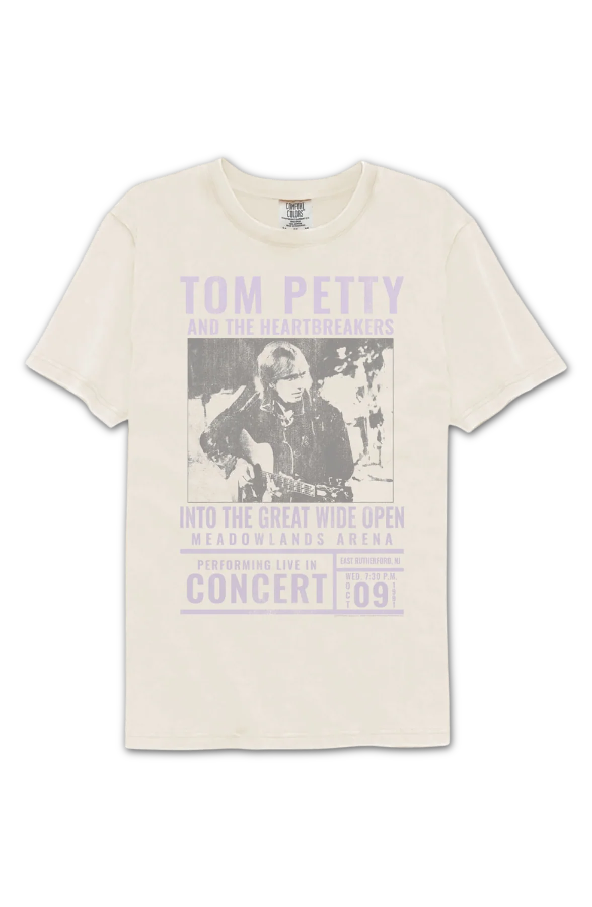 Into The Great Wide Open Tom Petty Comfort Colors Brand T-Shirt - Image 2