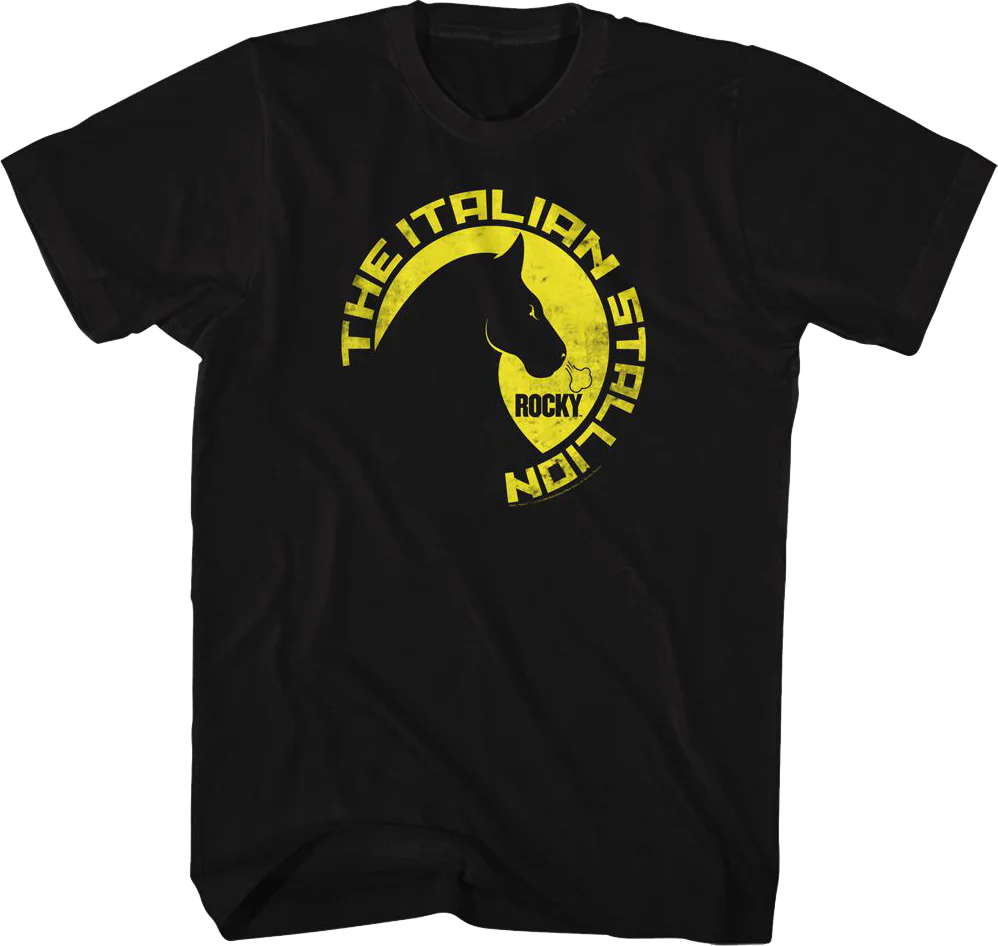 Italian Stallion Circle Logo Rocky T-Shirt