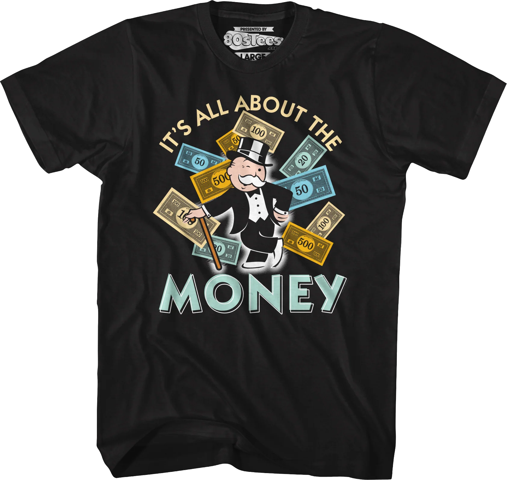 It's All About The Money Monopoly T-Shirt - Image 17