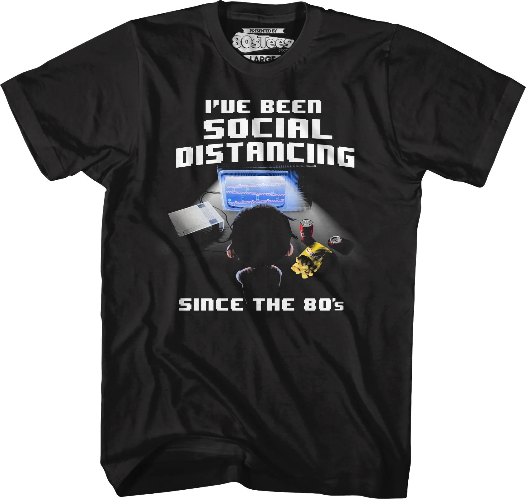 I've Been Social Distancing Since The 80's T-Shirt