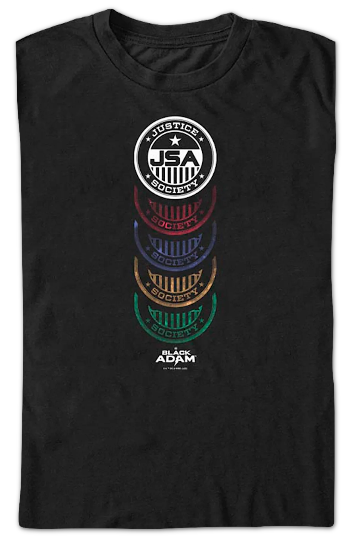 Justice Society of America Black Adam DC Comics T-Shirt - Image 2
