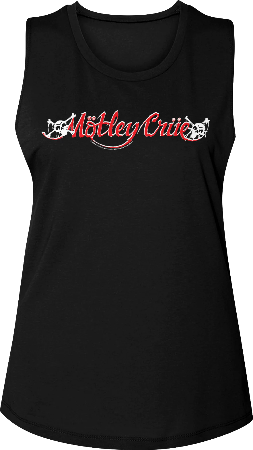 Ladies 1989-1994 Logo Motley Crue Muscle Tank Top