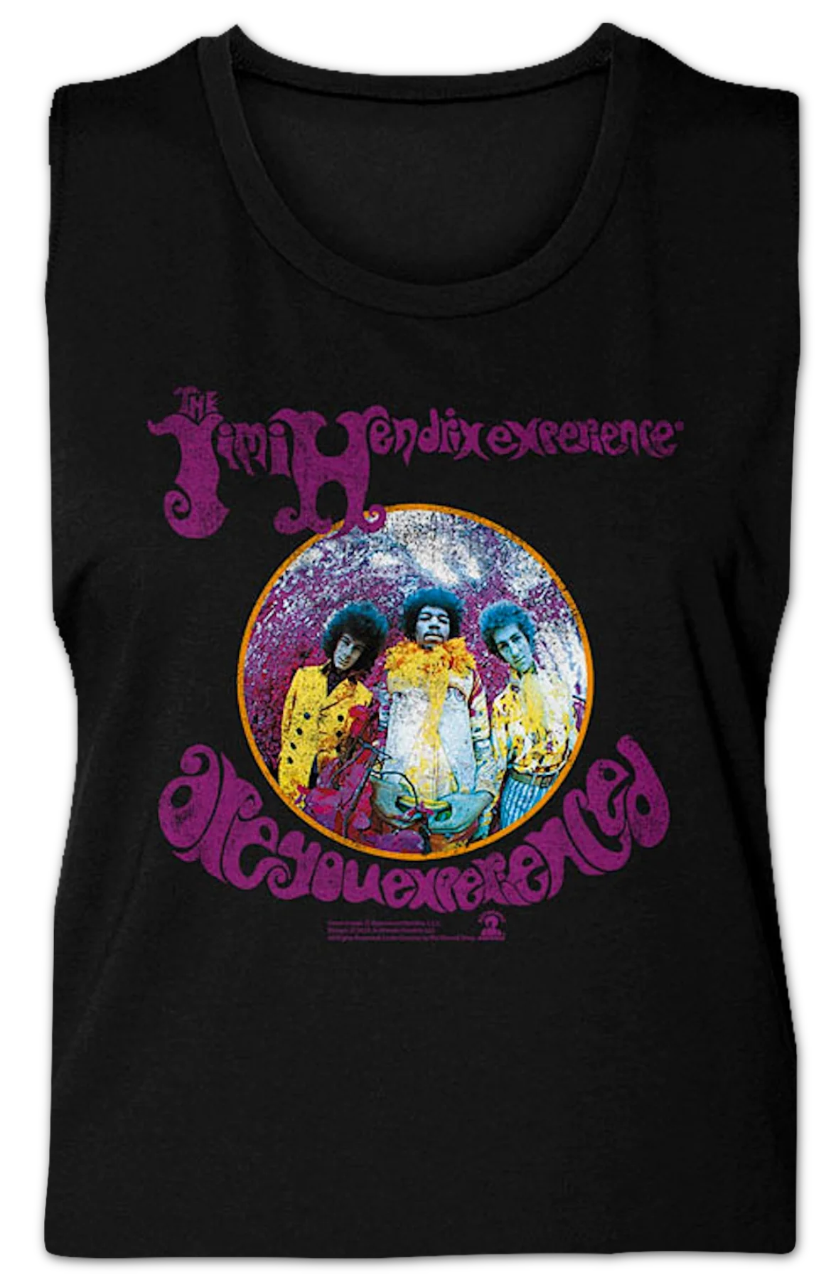 Ladies Are You Experienced Jimi Hendrix Experience Muscle Tank Top - Image 2
