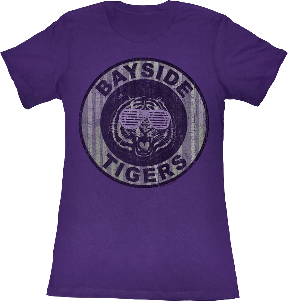 Ladies Bayside Tigers Saved By The Bell Shirt