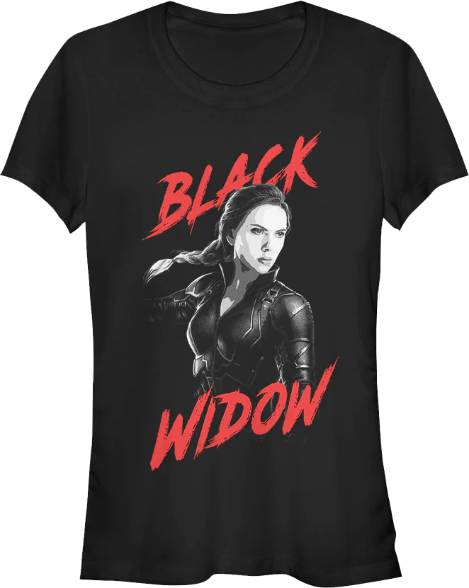 Ladies Black Widow Marvel Comics Shirt