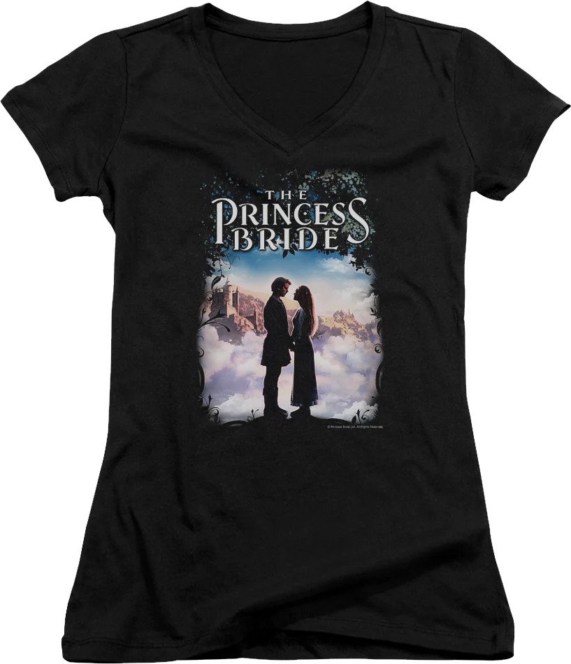 Ladies Poster Princess Bride V-Neck Shirt