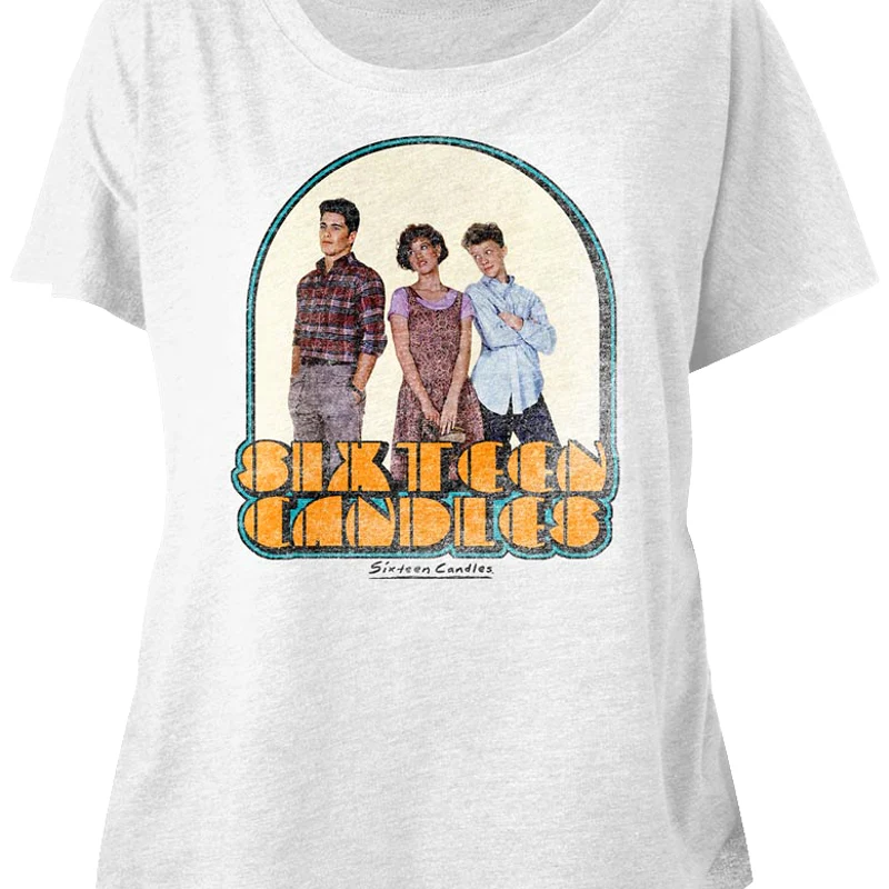 Ladies Sixteen Candles Poster Dolman Shirt
