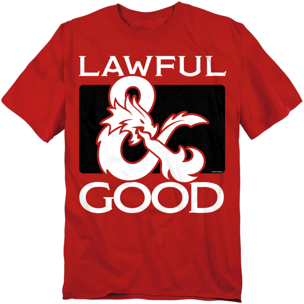 Lawful Good Dungeons & Dragons T-Shirt - Image 2