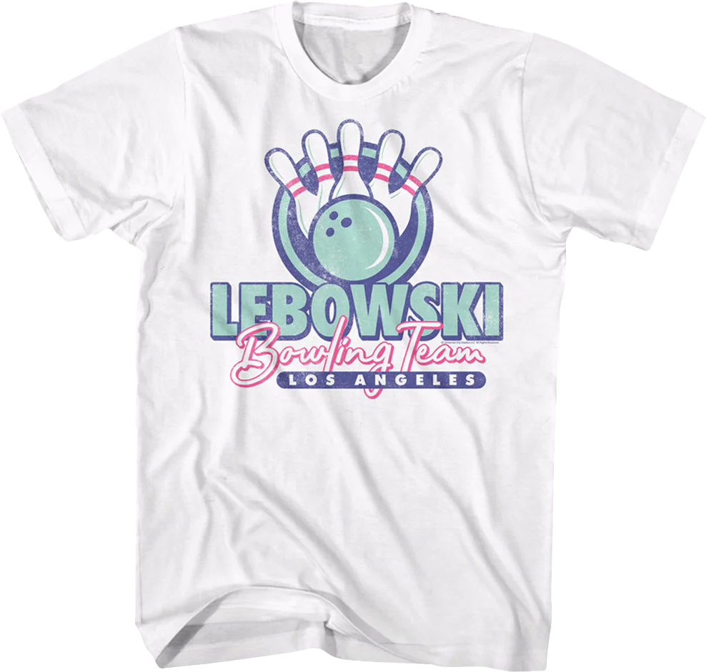 Los Angeles Bowling Team Big Lebowski T-Shirt