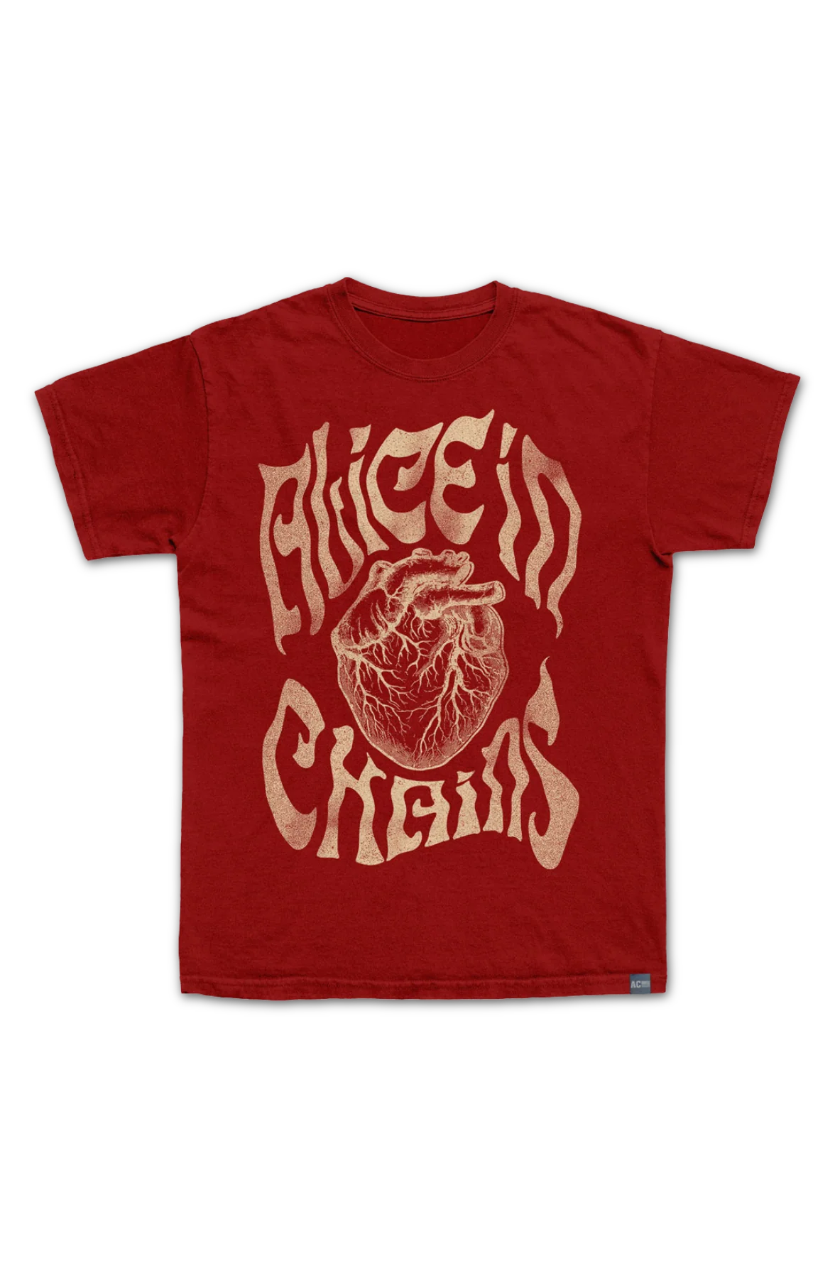 Made In USA Heart Alice In Chains T-Shirt - Image 2
