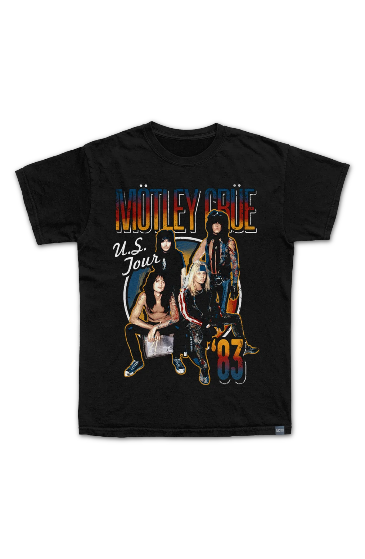 Made In USA Motley Crue US Tour '83 T-Shirt - Image 2