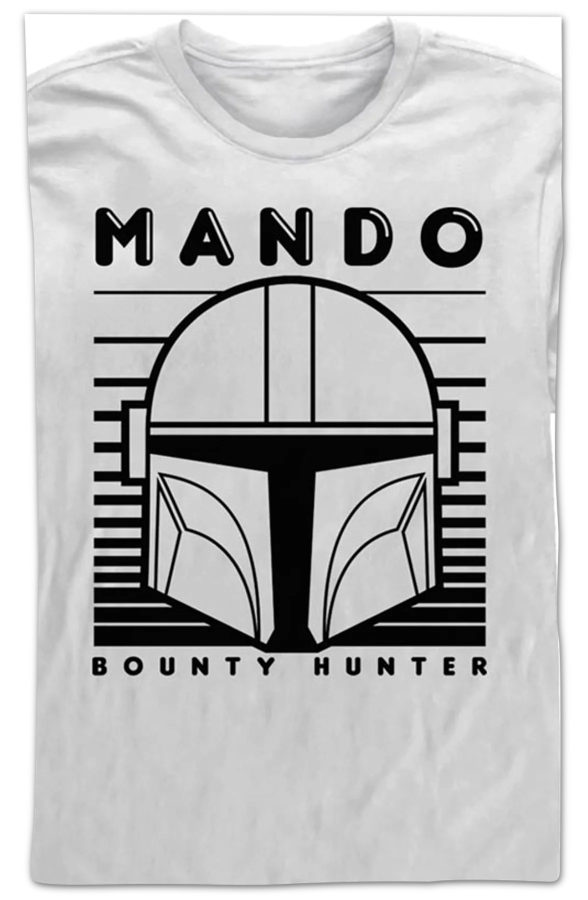 Mando Helmet The Mandalorian Star Wars Long Sleeve Shirt - Image 2
