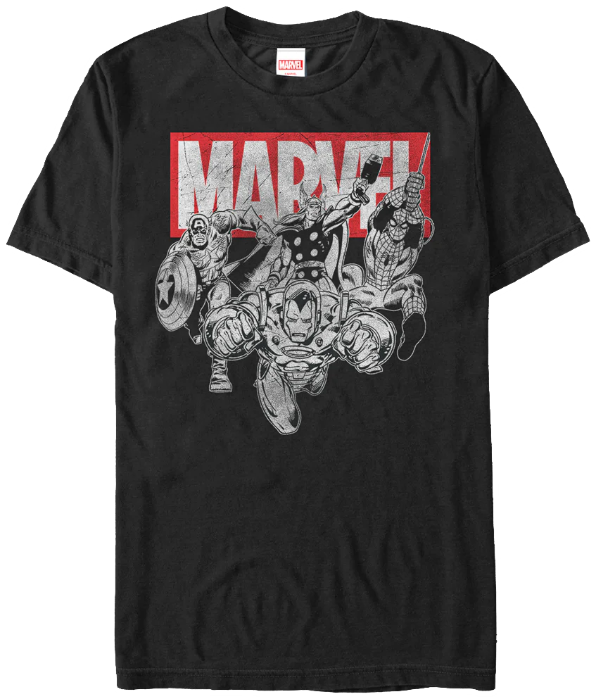 Marvel Comics Collage T-Shirt