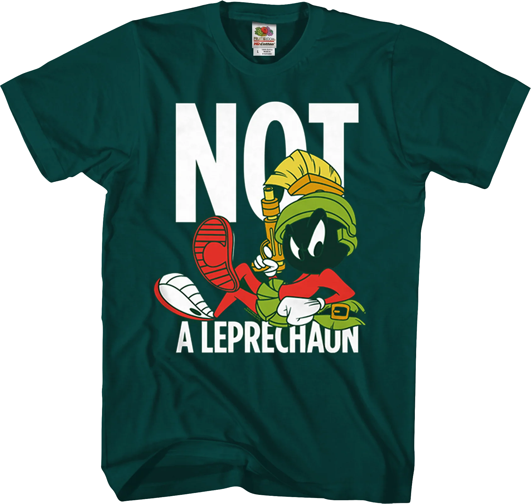 Marvin The Martian Not A Leprechaun Looney Tunes T-Shirt