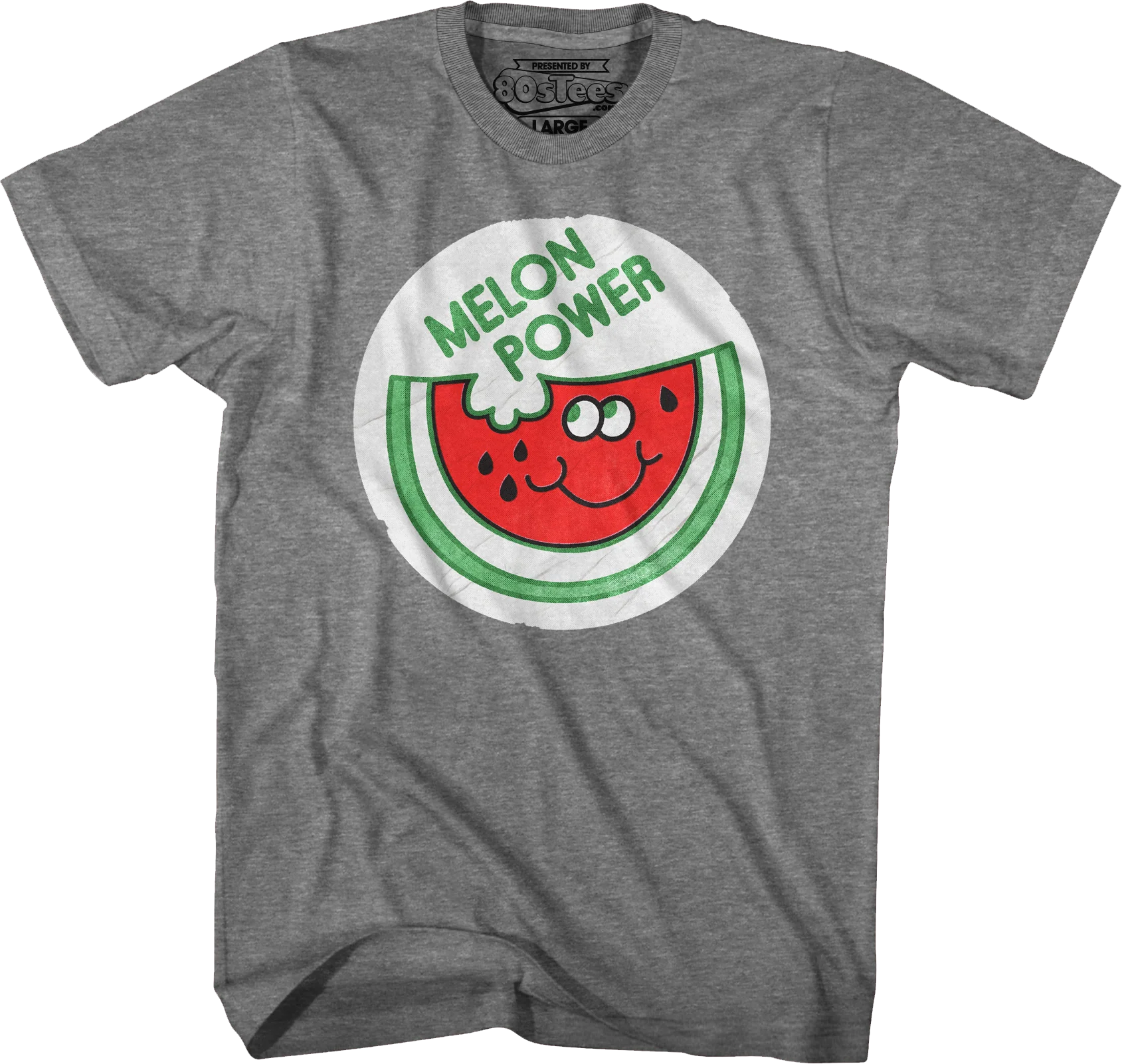 Melon Power Scratch & Sniff Sticker T-Shirt - Image 11
