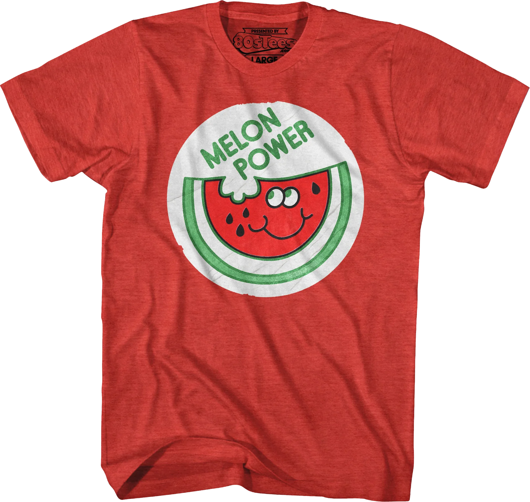 Melon Power Scratch & Sniff Sticker T-Shirt - Image 17