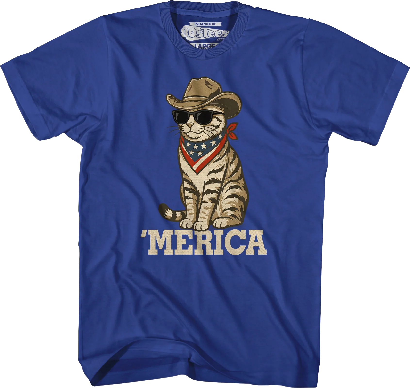 'Merica Cat T-Shirt - Image 5