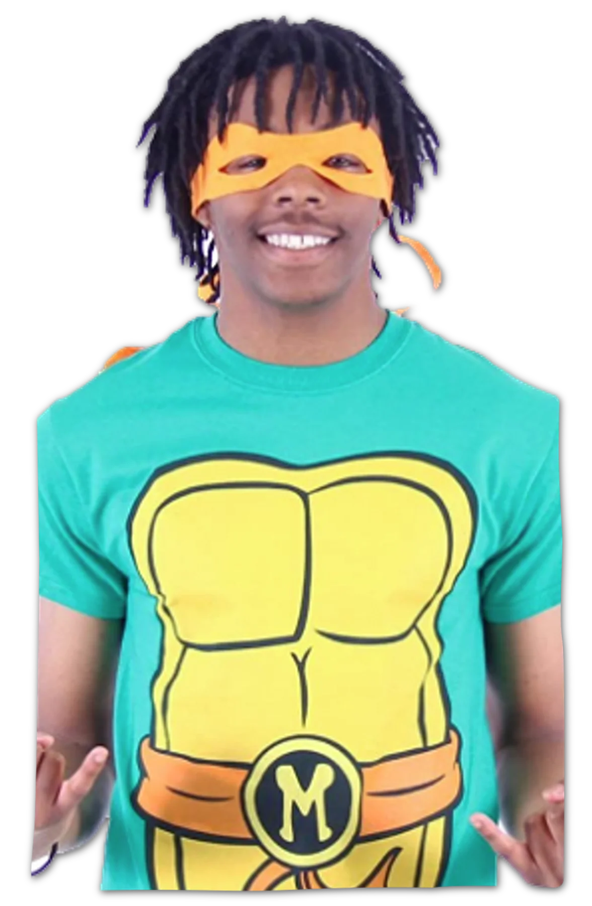 Michelangelo Costume Teenage Mutant Ninja Turtles T-Shirt - Image 2