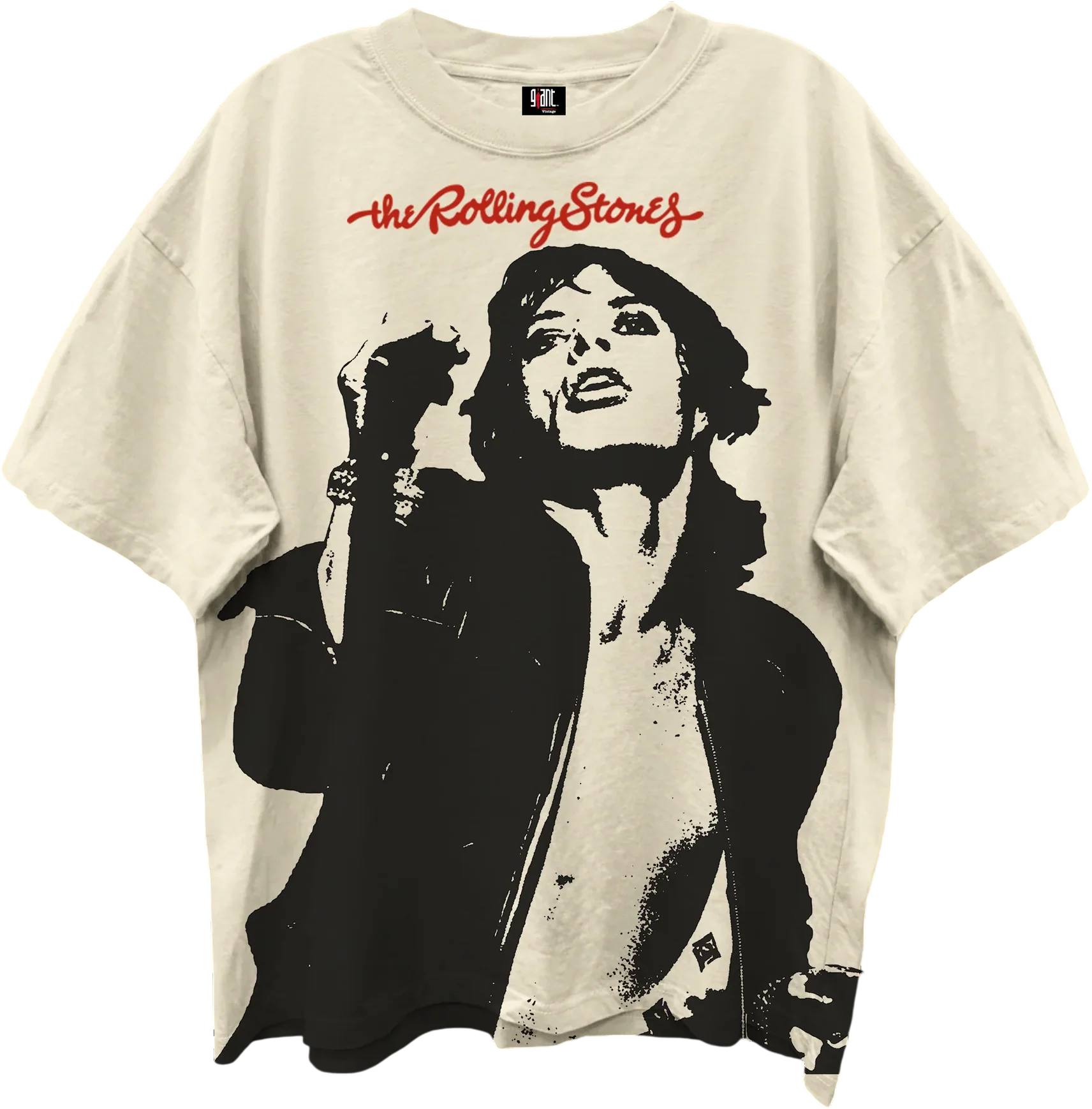 Mick Jagger Rolling Stones Oversized T-Shirt