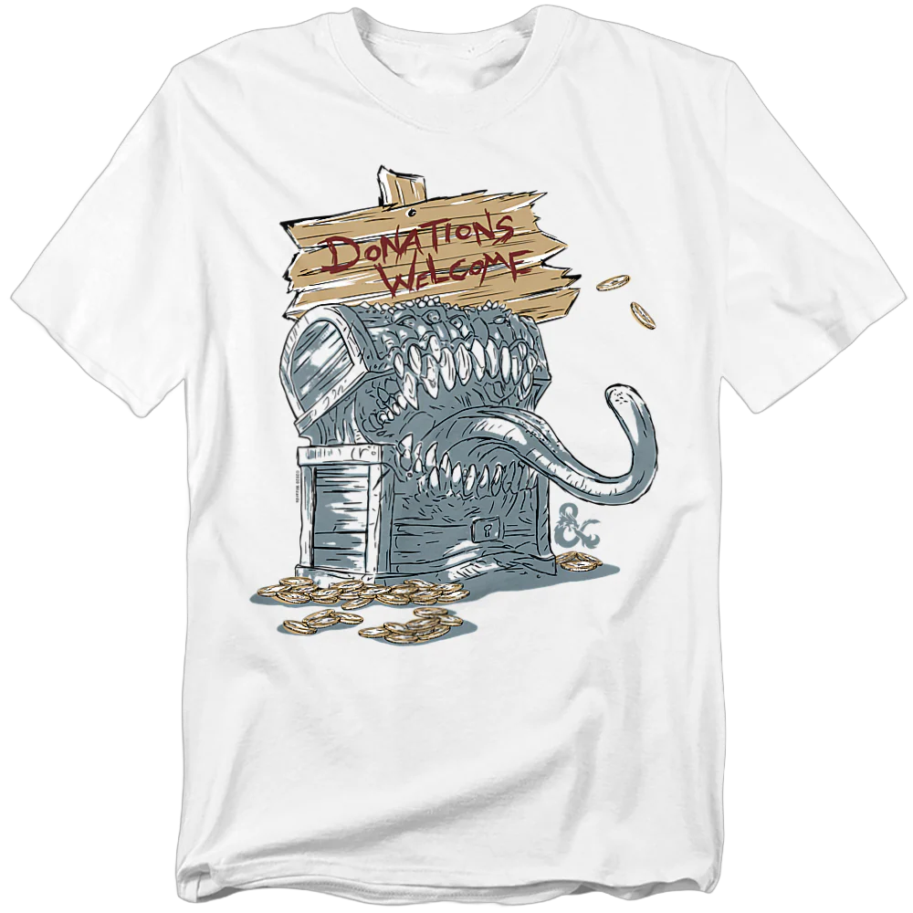 Mimic Treasure Chest Dungeons & Dragons T-Shirt