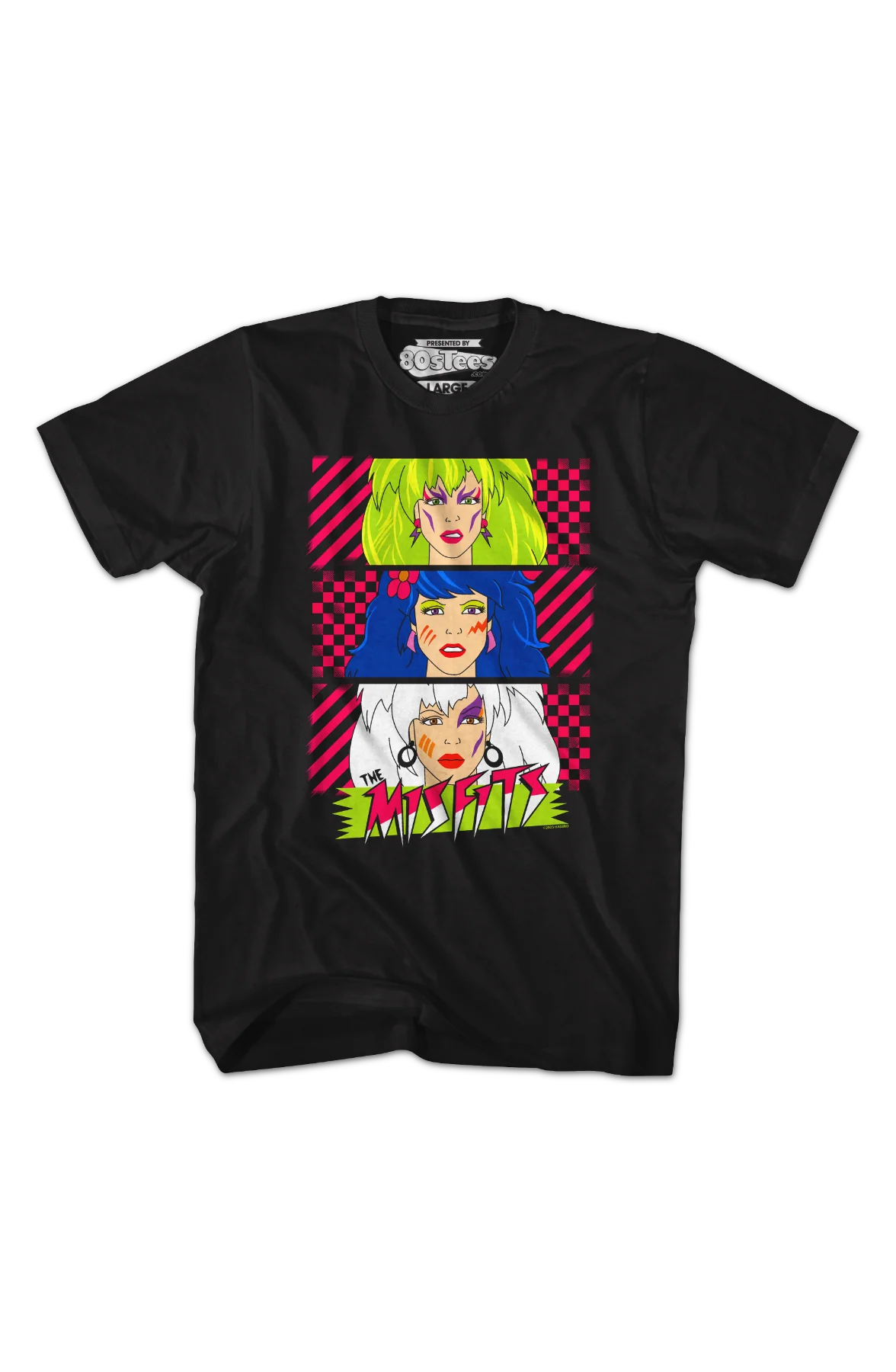 Misfits Trio Panels Jem And The Holograms T-Shirt - Image 2