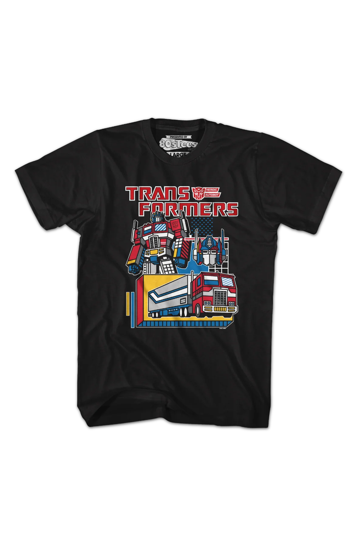 Modern Optimus Prime Transformers T-Shirt - Image 2