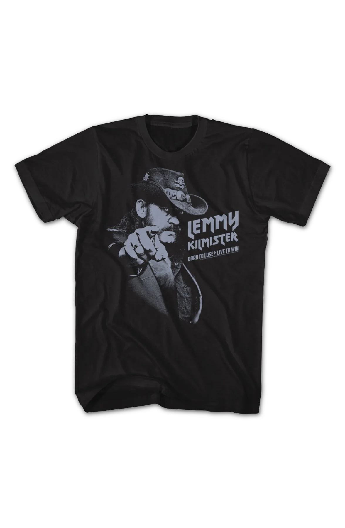 Monochrome Born To Lose Live To Win Point Lemmy T-Shirt - Image 2