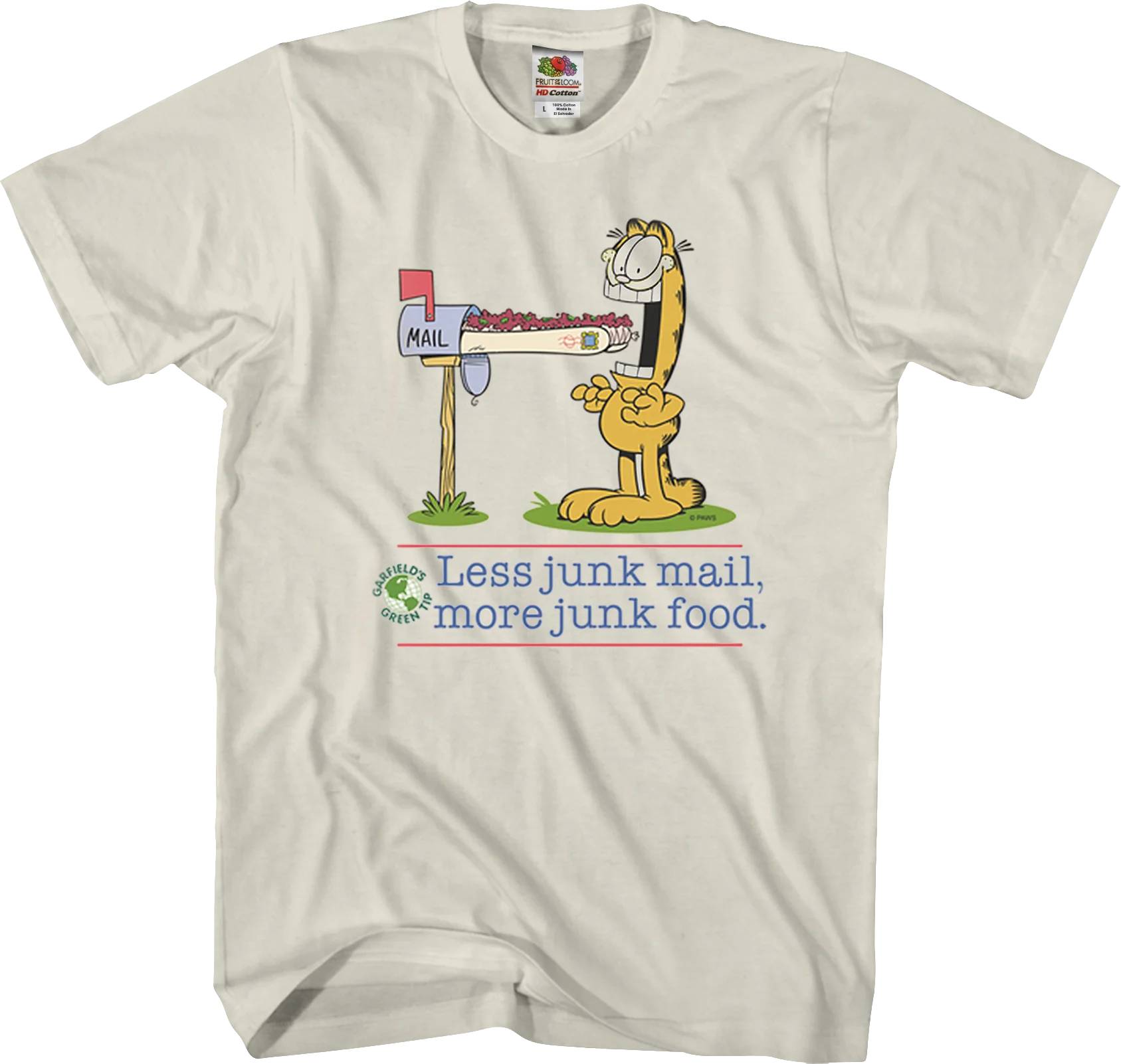 More Junk Food Garfield T-Shirt
