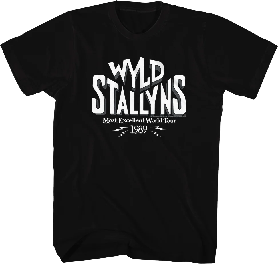 Most Excellent World Tour Bill & Ted's Excellent Adventure T-Shirt