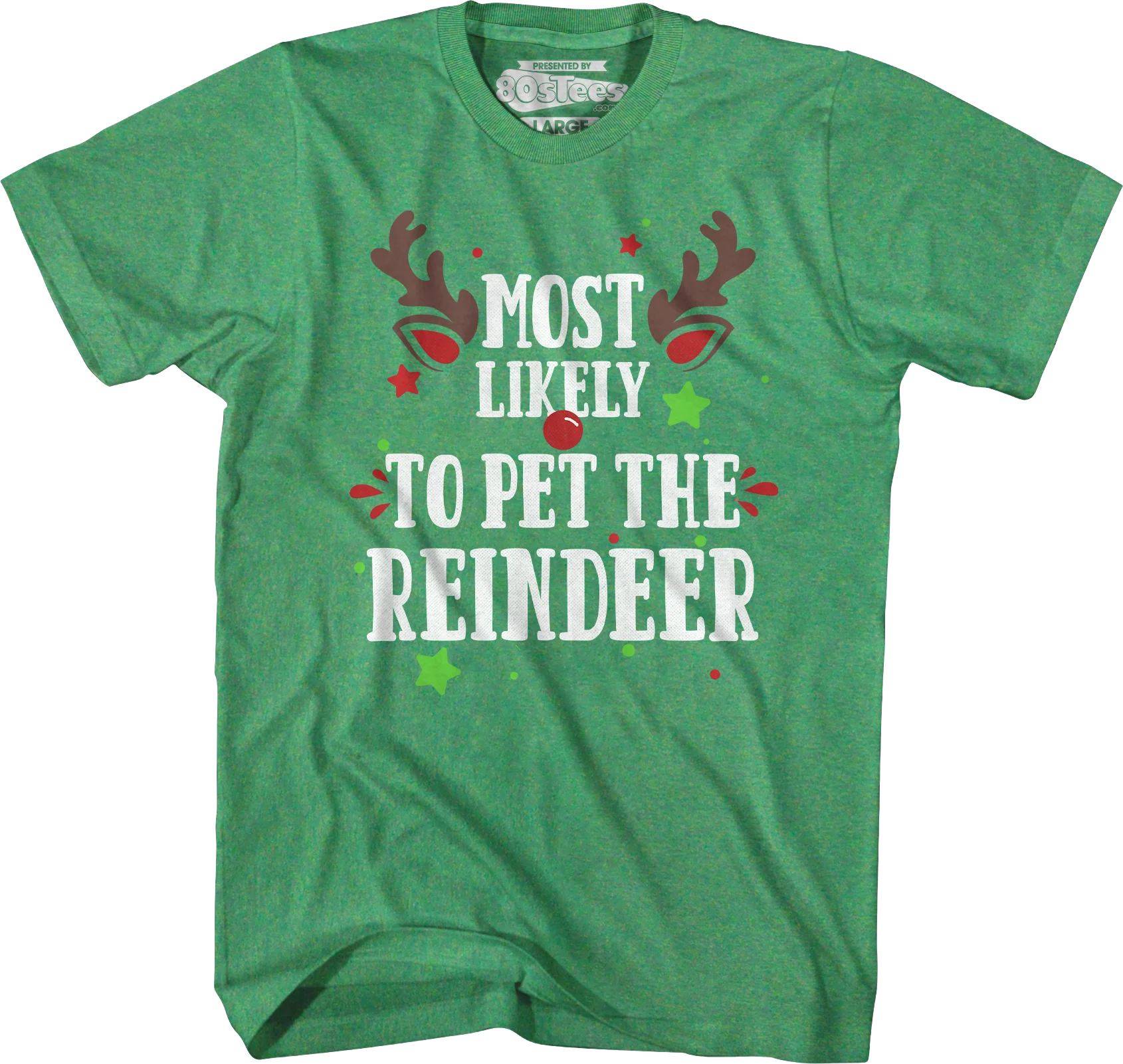 Most Likely To Pet The Reindeer T-Shirt - Image 5
