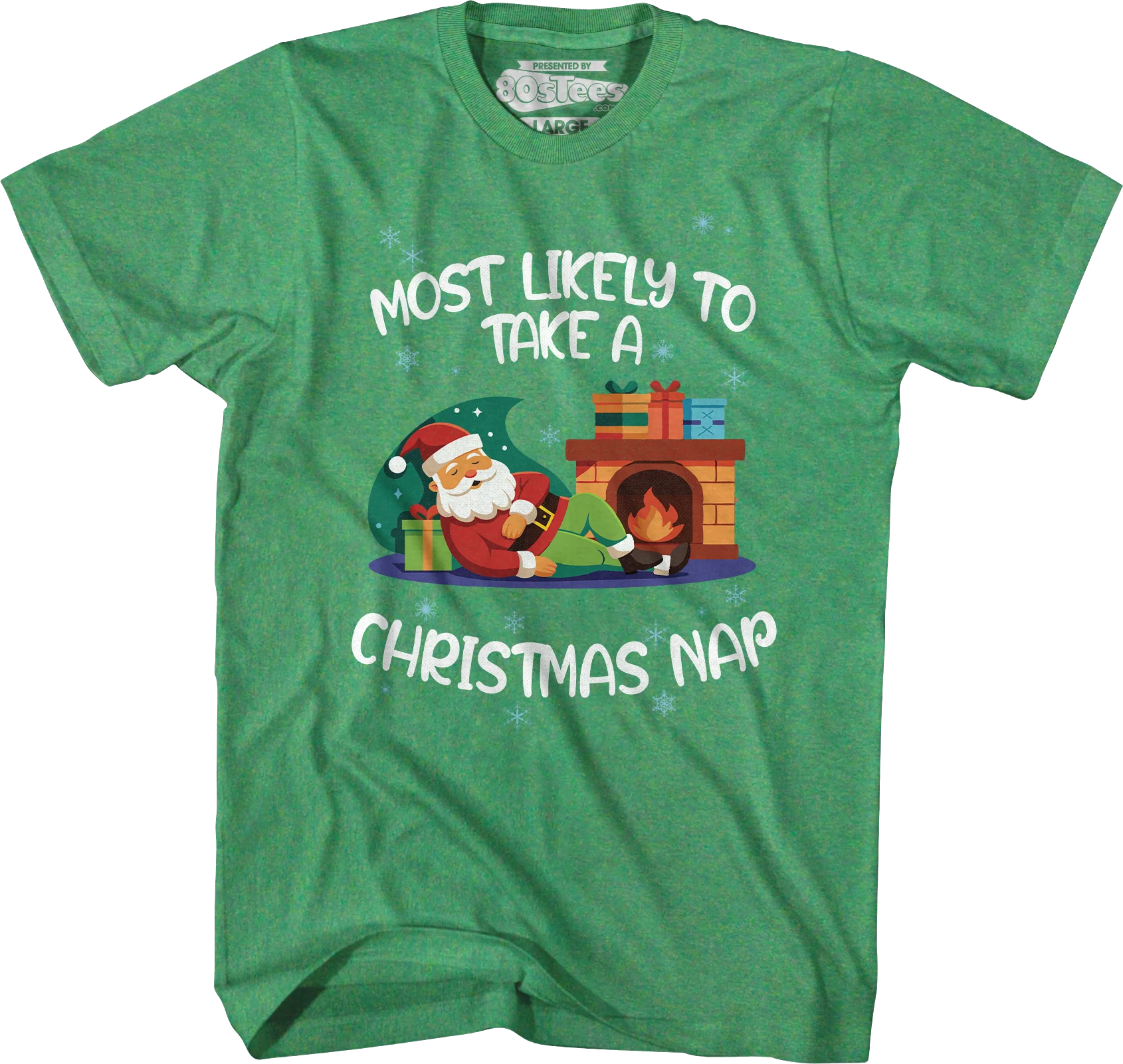 Most Likely To Take A Christmas Nap T-Shirt - Image 5