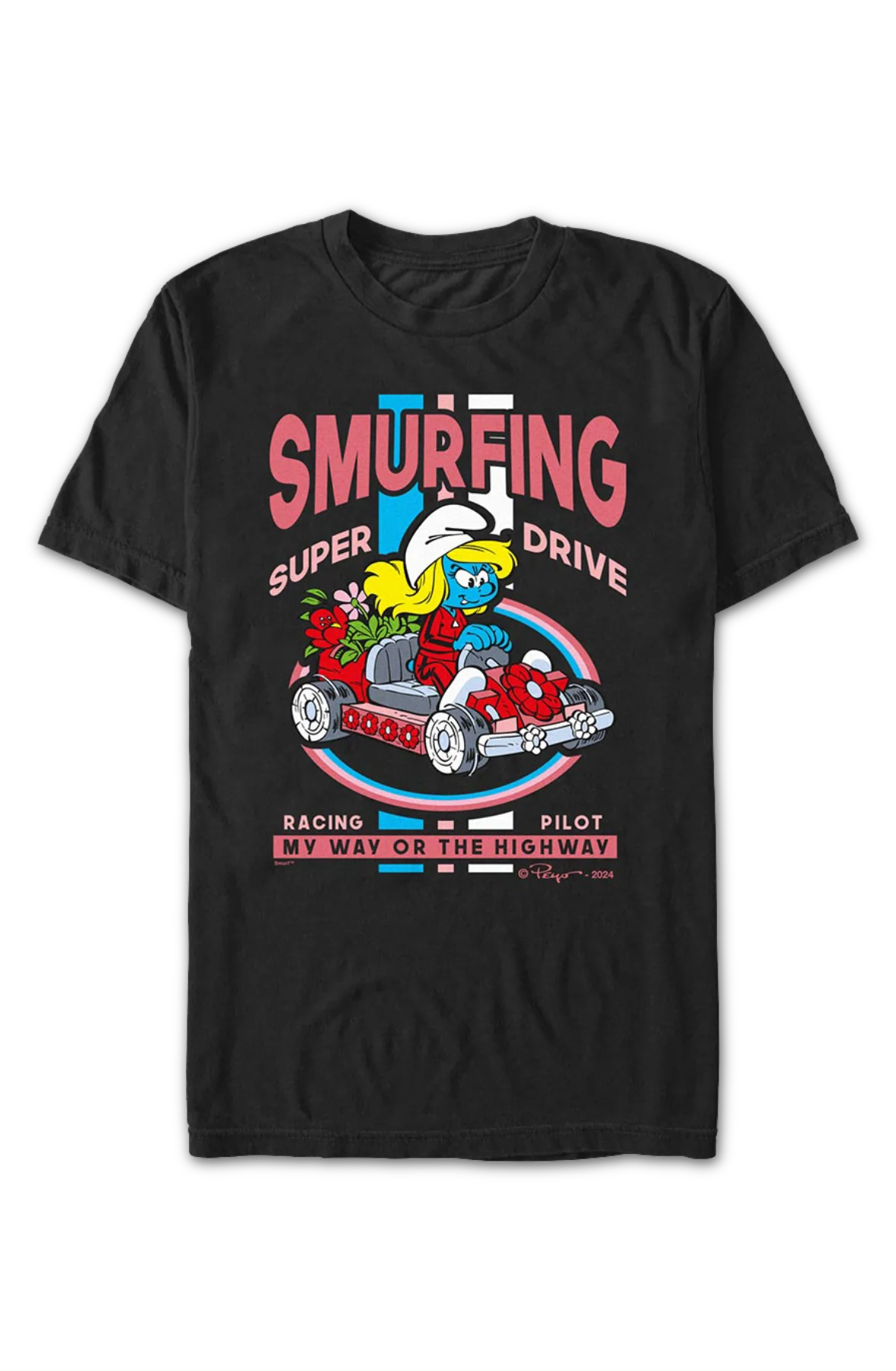 My Way Or The Highway Smurfs T-Shirt - Image 2