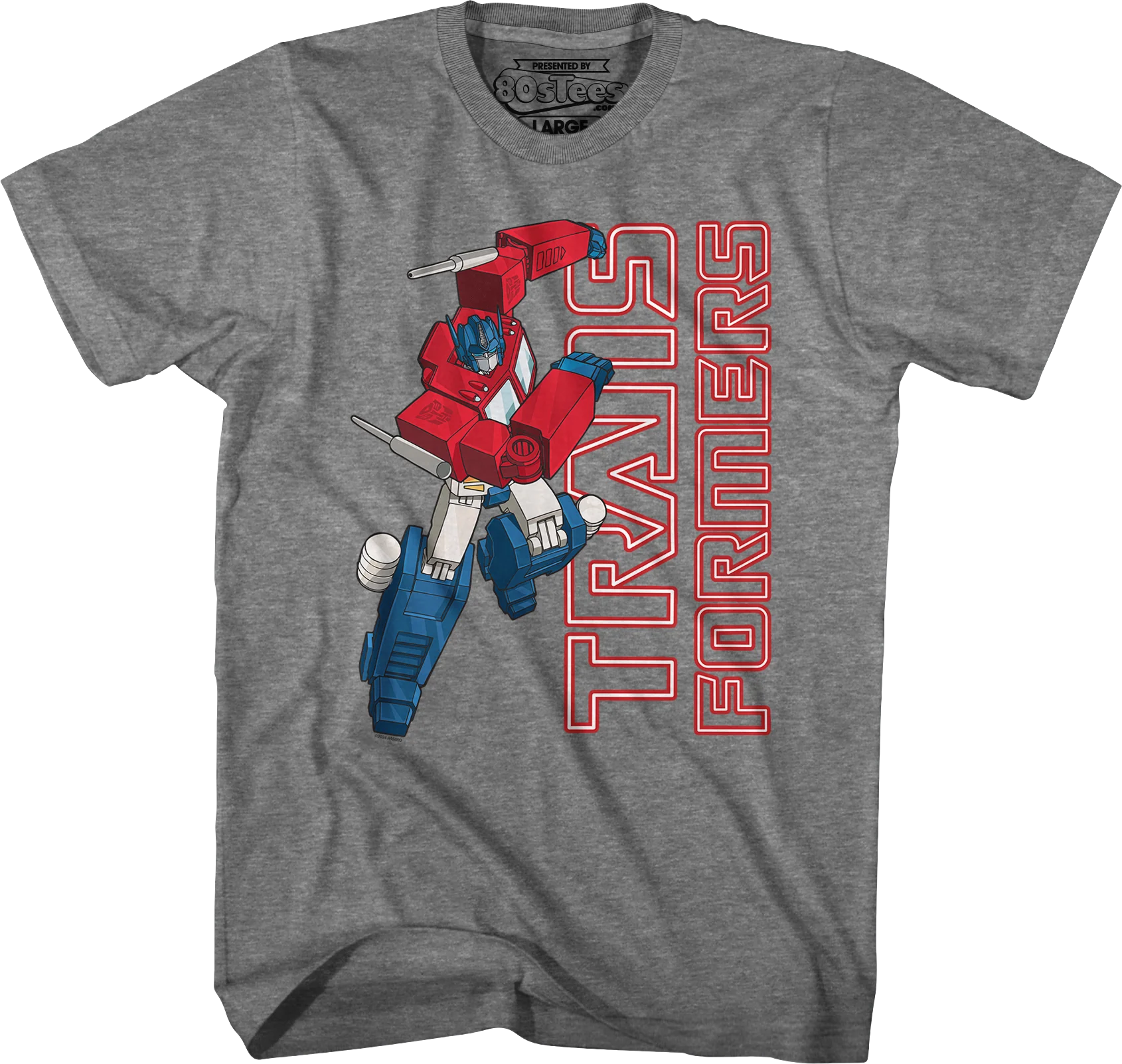 Optimus Prime Attack Pose Transformers T-Shirt - Image 7