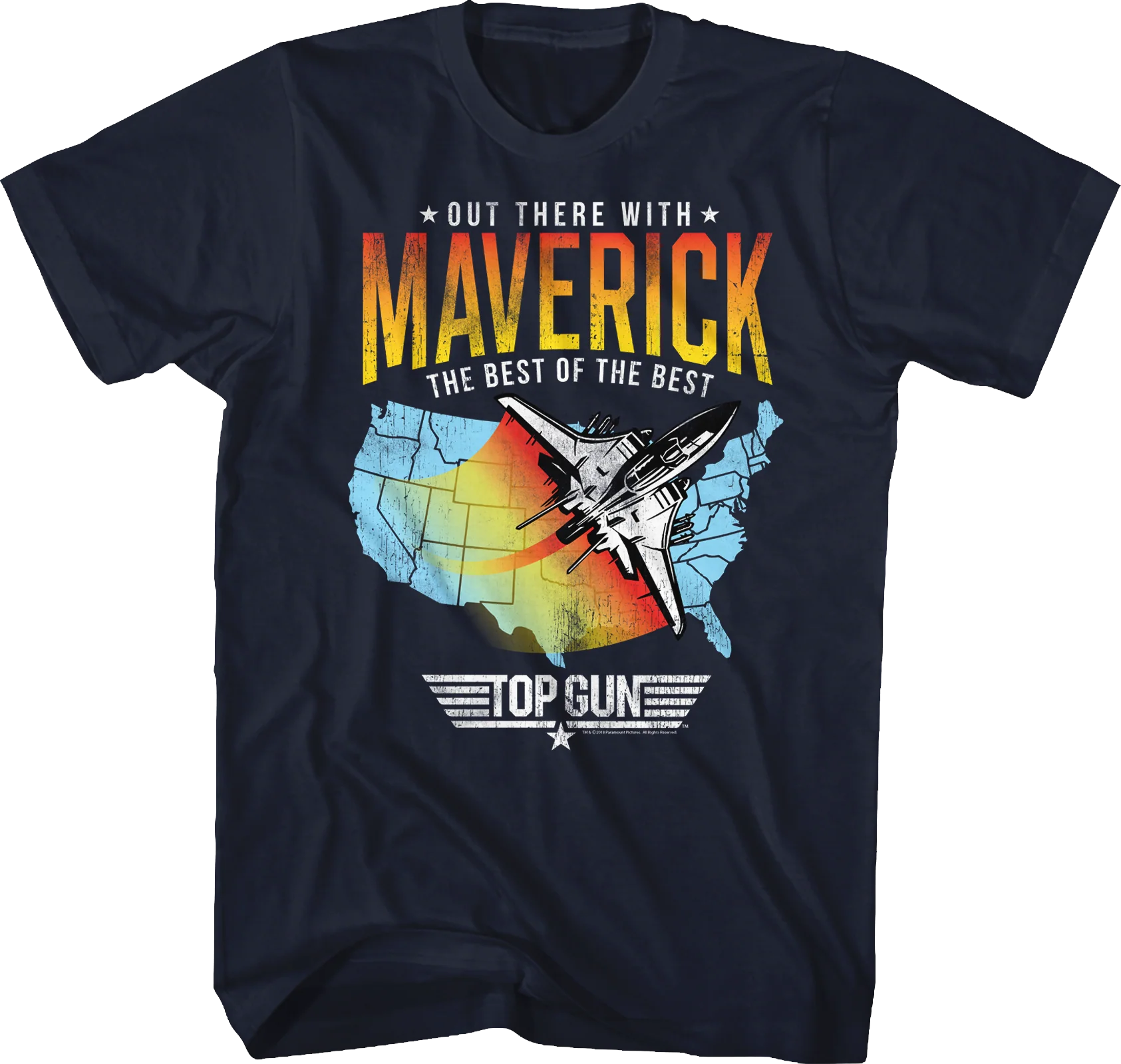 Out There With Maverick Top Gun T-Shirt