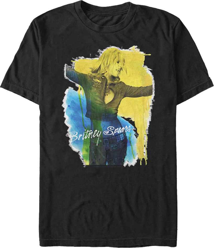 Paint Splatter Britney Spears T-Shirt