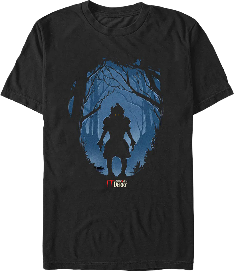 Pennywise Silhouette Welcome To Derry IT T-Shirt