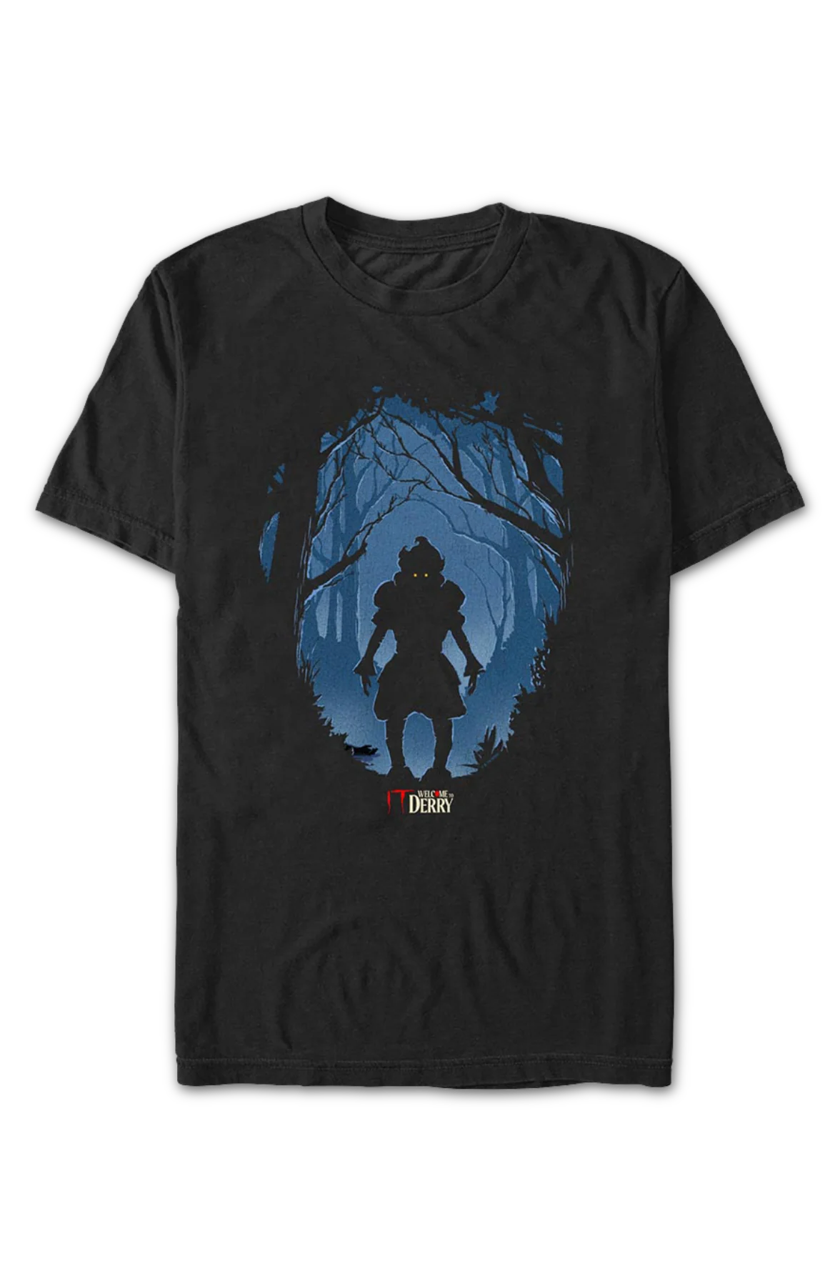 Pennywise Silhouette Welcome To Derry IT T-Shirt - Image 2