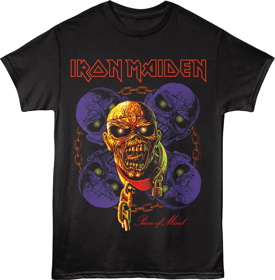 Piece of Mind Eddie Collage Iron Maiden T-Shirt