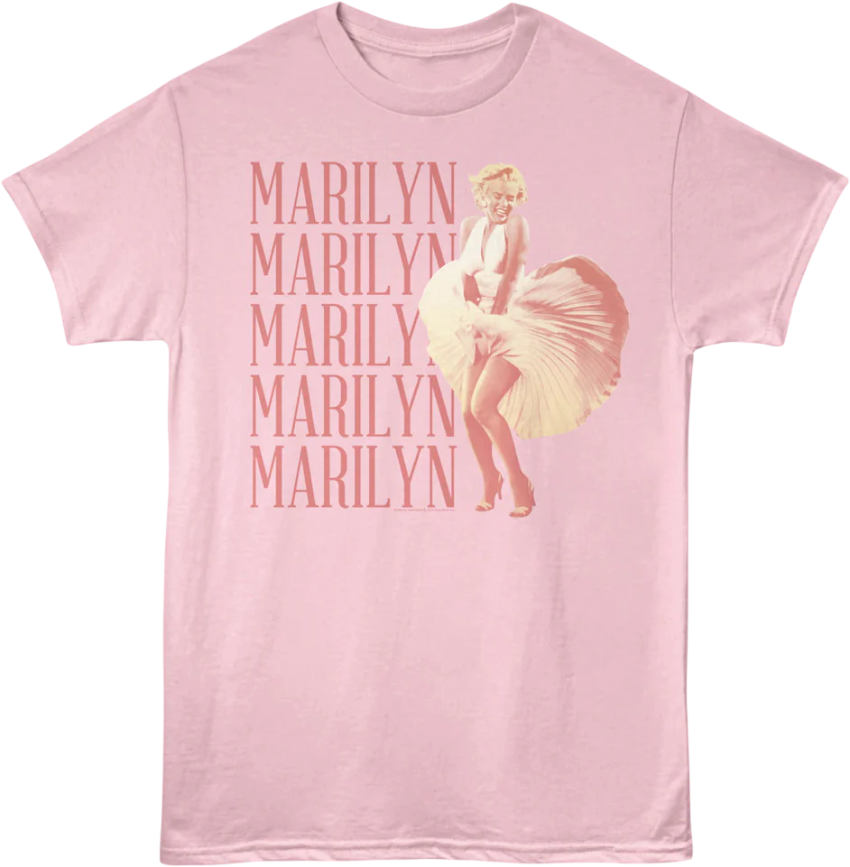 Pink Marilyn Monroe T-Shirt