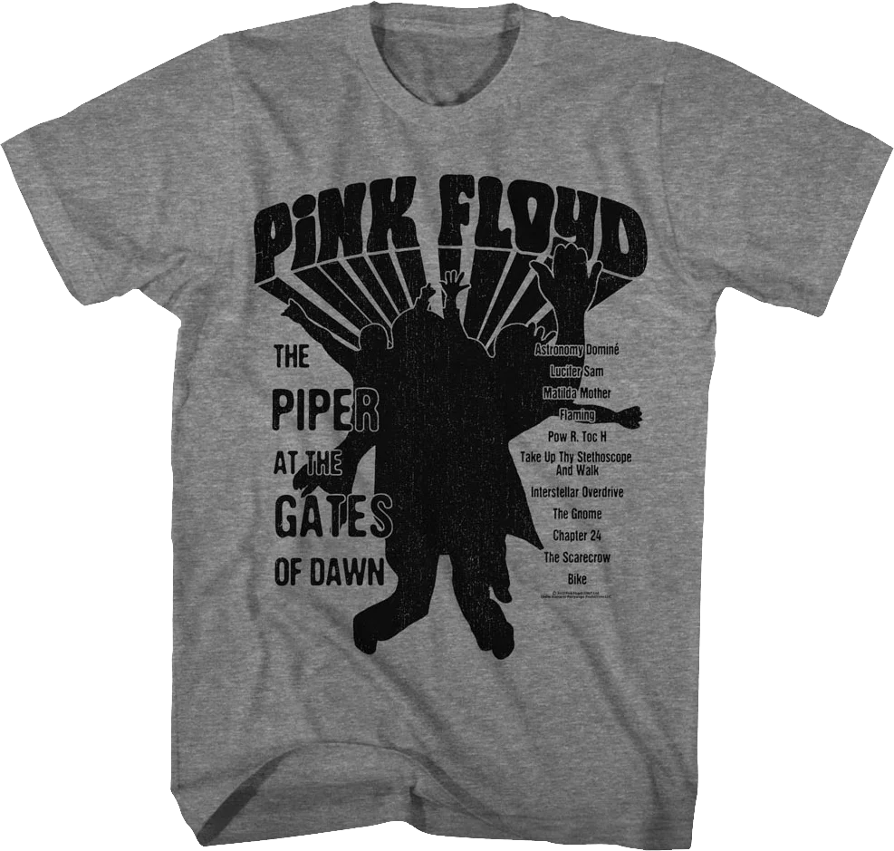 Piper At The Gates Silhouettes Pink Floyd T-Shirt