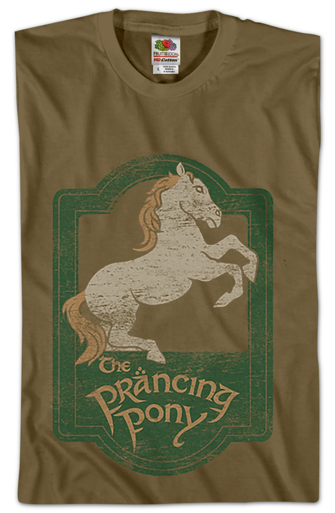Prancing Pony Lord of the Rings T-Shirt - Image 2